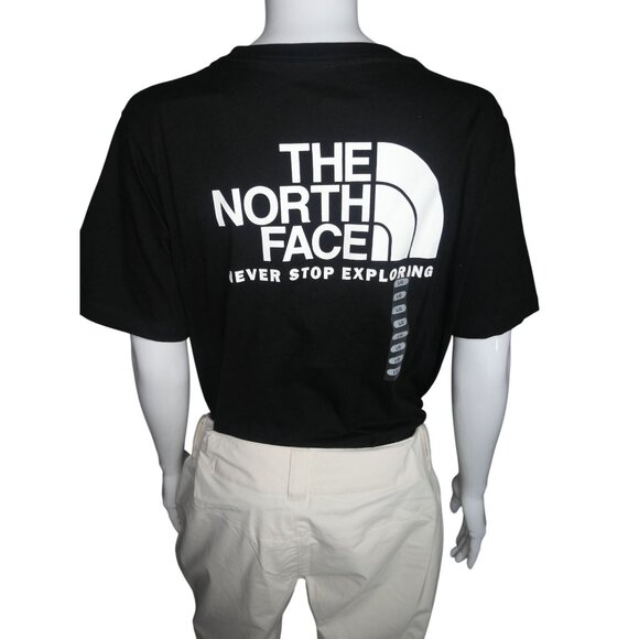 The‎ North Face Large T-Shirt/Large Pants 2PC Set Black & Cream - Picture 4 of 11
